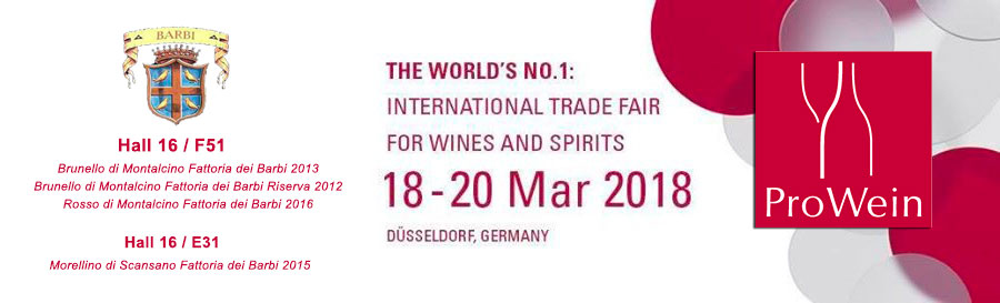 Prowein 2018 | Fattoria dei Barbi