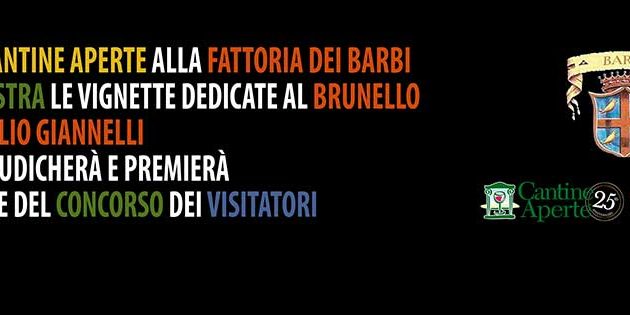 Mostra di Emilio Giannelli alla Fattoria dei Barbi