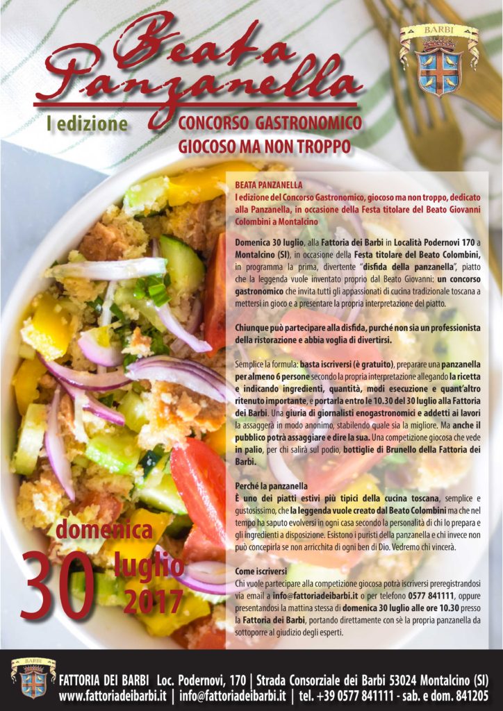 Beata Panzanella | concorso gastronomico, giocoso ma non troppo