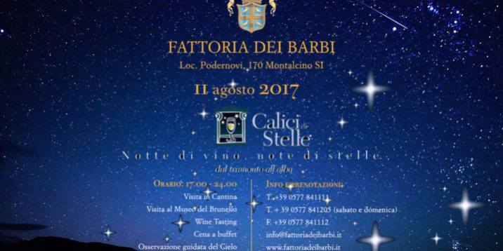 Calici di Stelle 2017 | Fattoria dei Barbi
