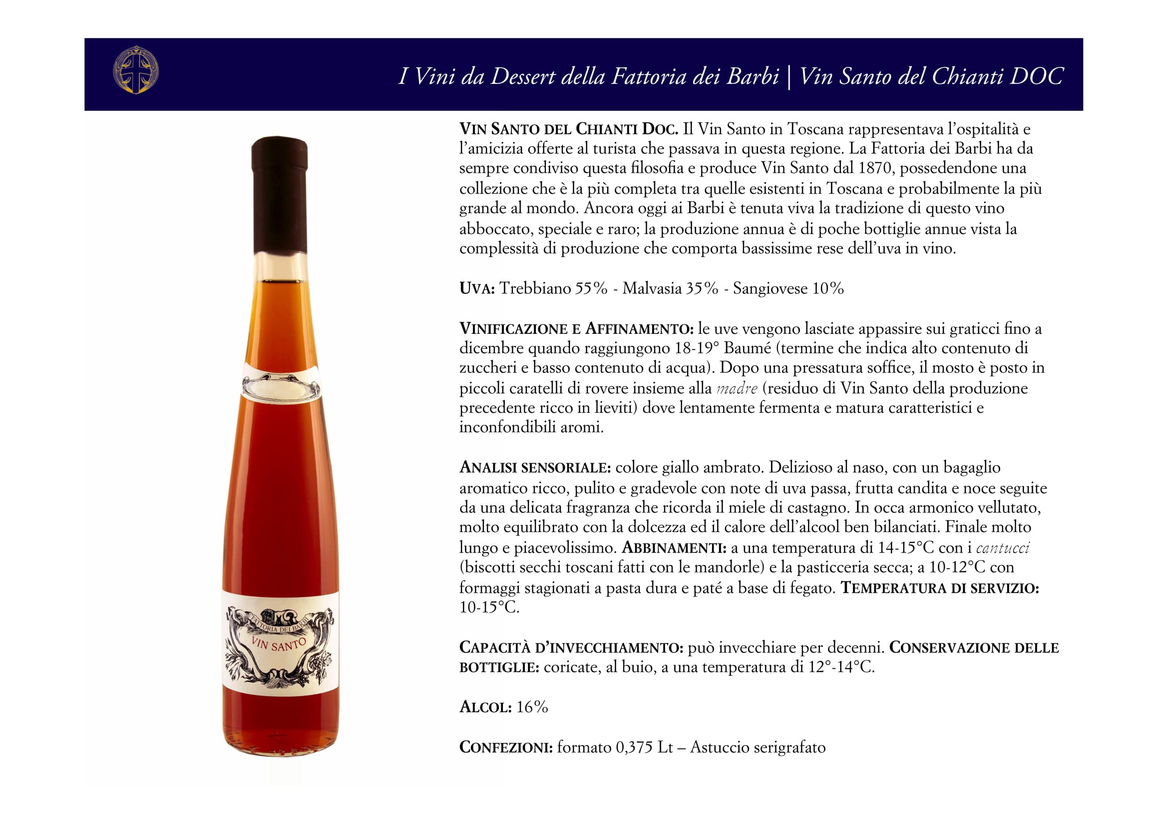 Vinsanto del Chianti DOC