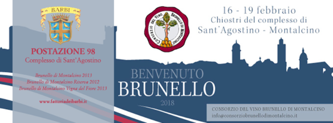 Benvenuto Brunello 2018 | Fattoria dei Barbi