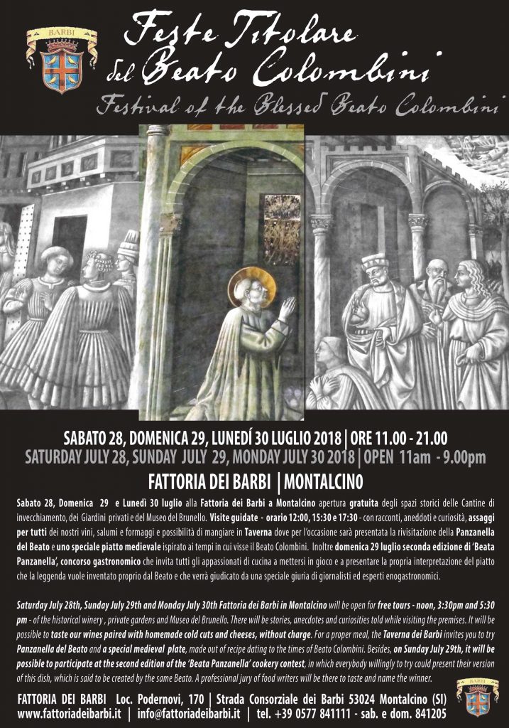 Festa titolare del Beato Giovanni Colombini