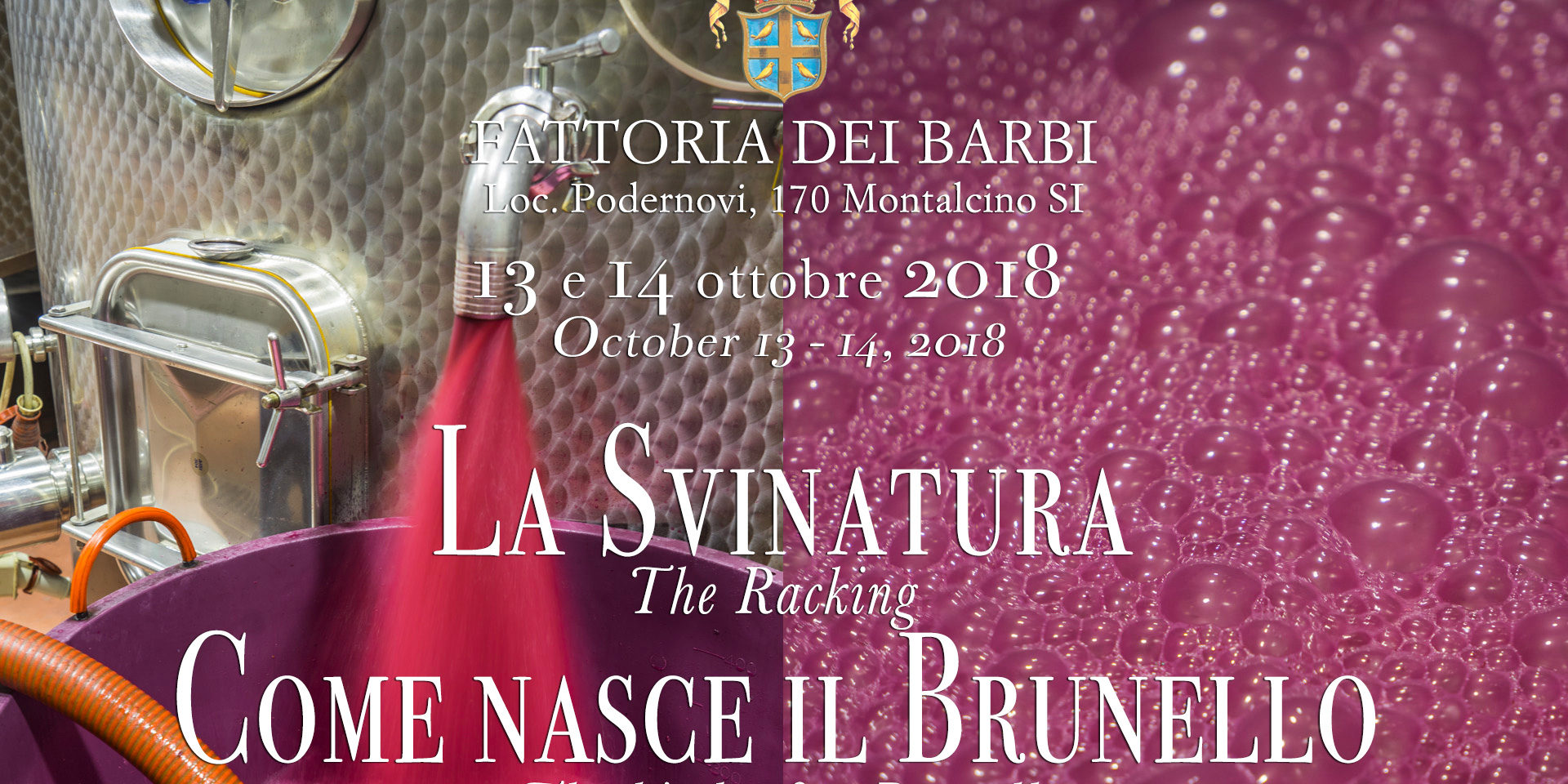 13 e 14 ottobre 2018 | La Svinatura | Come nasce il Brunello
