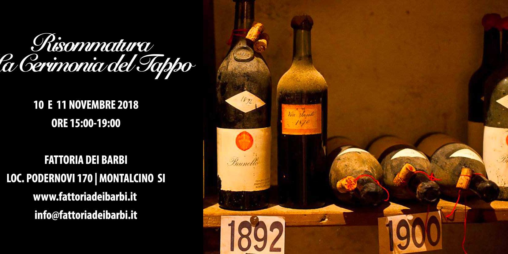 Risommatura 2018 | La Cerimonia del tappo alla Fattoria dei Barbi