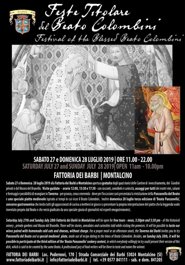 Festa titolare del Beato Giovanni Colombini