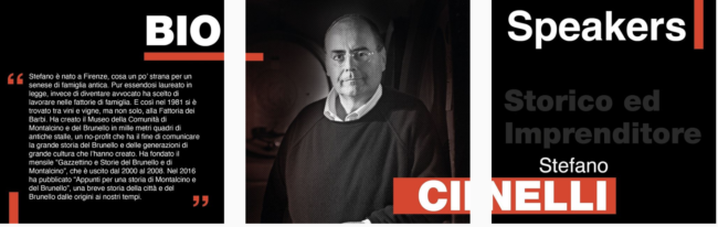 Stefano Cinelli Colombini a Tedx Montalcino, sabato 19 marzo