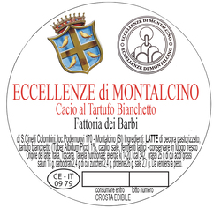 Caseificio dei Barbi | Eccellenze di Montalcino | Cacio al Tartufo bianchetto