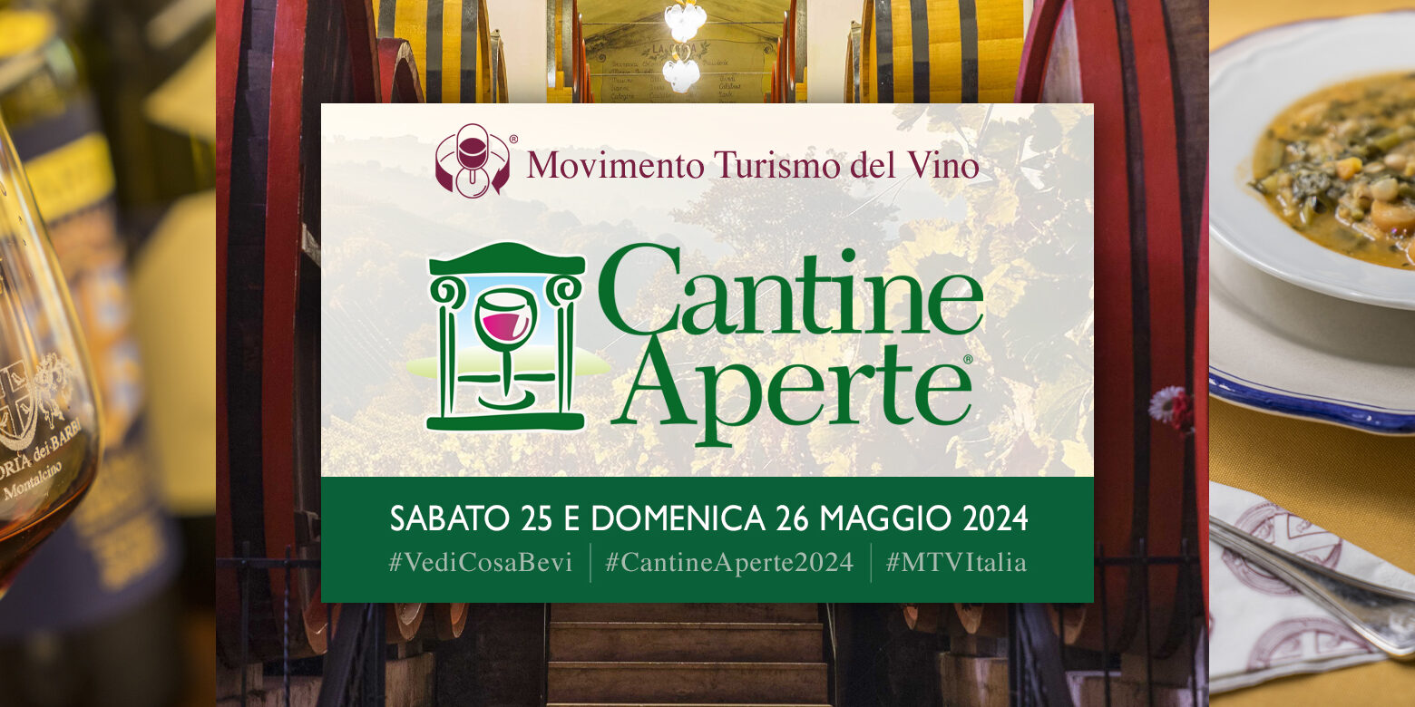 Cantine Aperte 25-26 maggio 2024 Cantine Aperte 25-26 maggio 2024